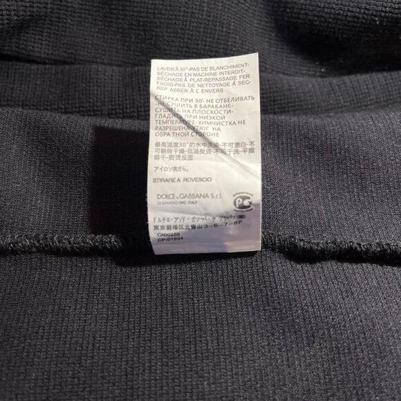 Dolce & Gabbana Man's Black Track Jacket - Picture 9 of 11